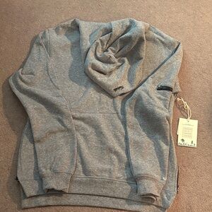 KUWALLA Gray Hoodie with Logo